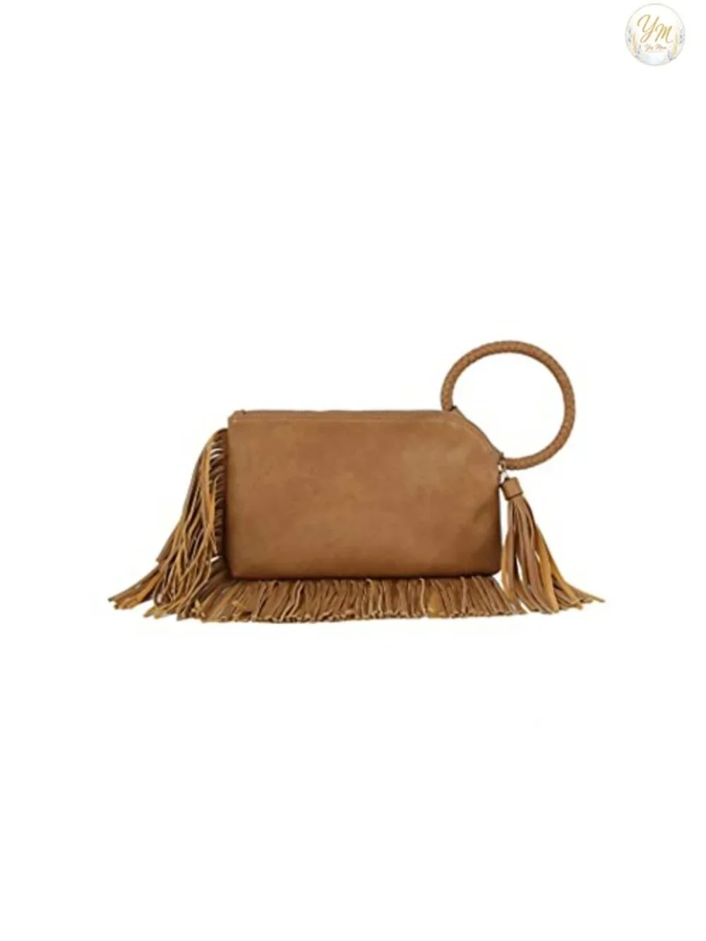 Vegan Leather Clutch Wristlet Wallet with Hand Strap Casual Formal